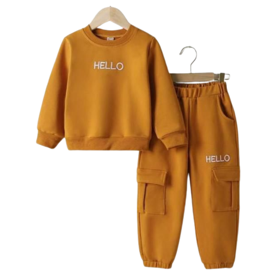 Image of HELLO FLEECE TRACKSUIT